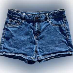 Vintage Jean shorts route 66 kids girls 16 high-rise 90s Y2K VTG retro